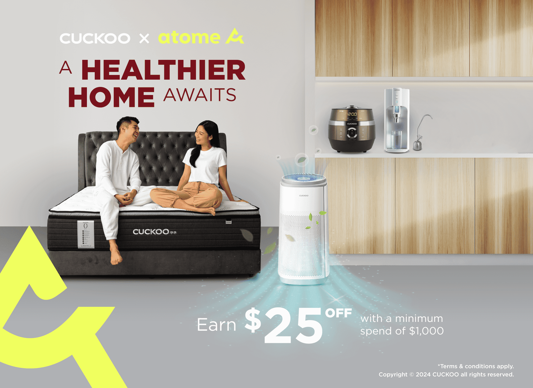 CUCKOO x Atome: A Healthier Home Awaits